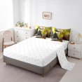 thumbnail image 3 of Monkey 7 Piece Comforter Set Full Bed In A Bag,Wild Animals Bedding Sets Wildlife Tree Branches Sheet Set With Comforter,Botanical Bed Set, 3 of 5