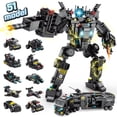 thumbnail image 1 of Kit de construcción de robots HISTOYE 51 en 1 con 700 bloques de construcción de 6 a 12 años, 1 of 7