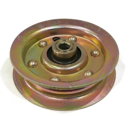The ROP Shop Flat Idler Pulley for John Deere 108 111H 111 112L 110 112 Yard Tractor