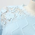 thumbnail image 6 of Wdgfv Office Pullover Sweater Women Women's Autumn Winter Casual Knitted Pullover Sweater with Fashion Lace Shoulder Stitching Detail for Comfortable Daily Wear, 6 of 8