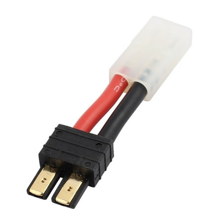 - Male to T-Connector Female Adapter Cable for RC Helicopter ESC Battery