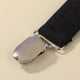thumbnail image 3 of Cateissary 2 uds soporte de esquina de sábana de cama ajustable correas elásticas sujetadores Clips Decoración del hogar Hebilla blanca elastica negra, 3 of 6