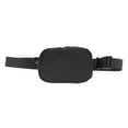 thumbnail image 1 of Riñonera para mujer, riñonera portátil ajustable de nailon para mujer o senderismo al aire libre, compras, deportes, negro, 1 of 5