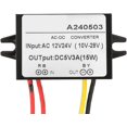 thumbnail image 1 of ZOUSSIQI AC 12V 24V DC 5V Converter, SMD Integrated Power Supply Module for Car Screen, Monitor, Fan, Motor, Router (3A) CA919-8195, 1 of 8