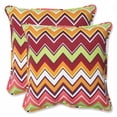 thumbnail image 1 of Pillow Perfect 543062 Zig Zag Raspberry 18.5-inch Throw Pillow (Set of 2), 1 of 2