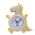 thumbnail image 1 of Justup Despertadores para niños Reloj de Pared analógico de Dinosaurio Reloj de Escritorio Reloj de Dinosaurios Hogar --- Beige 18x21cm (hy), 1 of 5