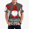 thumbnail image 1 of Fotbe Chillin with My Gonme Camiseta Polo de Golf para Hombre con Estampado – Camisa Deportiva Transpirable con Cuello Abotonado-Medium, 1 of 6