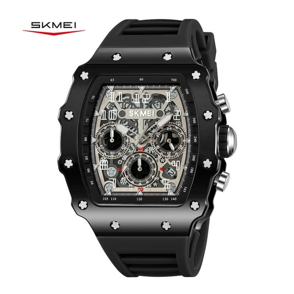 SKMEI Mens Watches Chronograph Waterproof Luminous Multifunction Watches for Men Quartz Business Calendar Men Wrist Watch