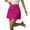 Hot Pink#1, variant on MGCWSH Mini Satin Skirts for Women Trendy, High Waisted Womens Short Skirts, Elegant Flared Elastic A-line Silk Skirts Black