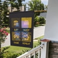 thumbnail image 4 of XMXY Game Icons Yellow Garden Flags Double Sided,Farmhouse Holiday Yard Outdoor Sign Decor Flag, 28"x40" inch, 4 of 8