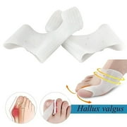 2Pcs Gel Big Toe Separator Bunion Corrector Toe Straightener Crooked Toes Hallux Valgus Bunions Foot Care Tools