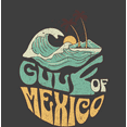 thumbnail image 2 of Gulf of Mexico Wave Text Youth Charcoal Crew Neck Short Sleeve Tee-XS, 2 of 2