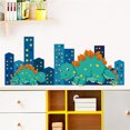 thumbnail image 1 of Gwong Decoración hogareña Ciudad Lindo Dinosaurio Sala de niños Kindergarten Etiqueta de pared Desmontable Fondo de pantalla Gwong 21052833, 1 of 6