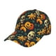 thumbnail image 1 of Fotbe Halloween Skull Gorro Clásico de Béisbol, Gorra Ajustable con Broche Snapback, Gorro de Exterior de Algodón Suave, 1 of 6