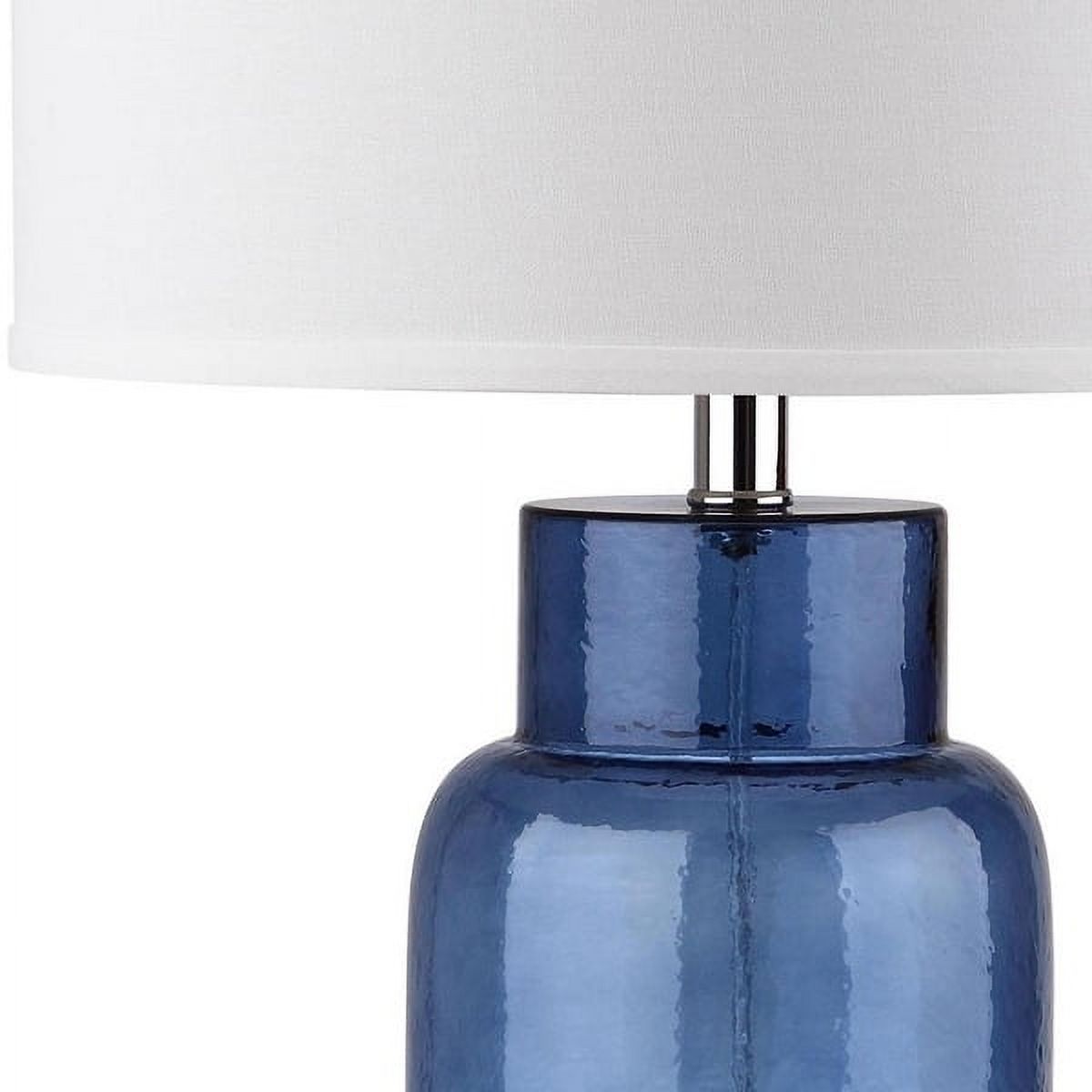 SAFAVIEH 29 in. H Sea Glass Bottle Table Lamp, Blue, Set of 2 - image 4 of 4