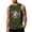 Army Green, variant on Mens Beach Tank Tops Summer Sleeveless Shirts Hawaii Graphic Palm Tree Vacation Tanks Muscle Gym Tank Top