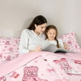 thumbnail image 4 of Feelyou Cowgirl Boot Twin Bedding Sets 7pcs, Ballet Princess Bowknot Bedding Comforter Set, 4 of 8