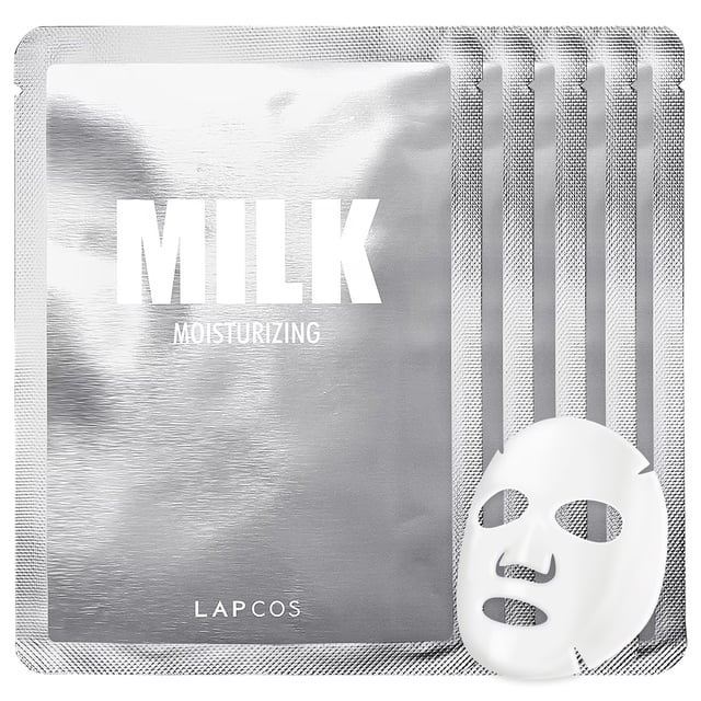 Mascarilla LAPCOS Milk Hidratante para uso diario, paquete de 5