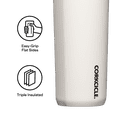 thumbnail image 5 of Corkcicle 17 oz Commuter Cup, Tumbler, Stainless Steel, Spill-Proof, Triple Insulated, Water Bottle, Dune, 5 of 7