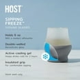 thumbnail image 3 of Host Freeze Sipping Glasses for Vodka, Whiskey, Gifts, 6oz Set of 2 Gray, 3 of 12