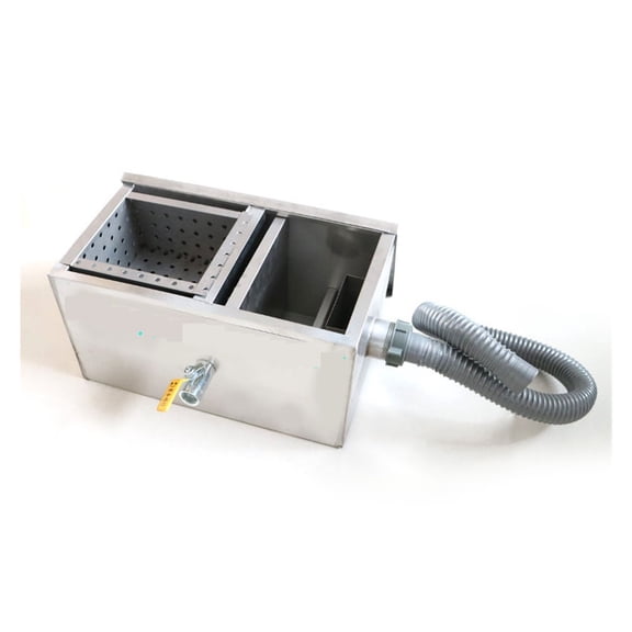 Stainless Steel Grease Interceptor Grease Trap Water Oil Kitchen Waste Water Treatment For Restaurant Trap Filter Separator ,Easy to Install