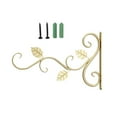 thumbnail image 4 of Quinlirra Indoor and Outdoor Wall Type Plant Pot Hanging Bracket Hanger Metal Hook, For Hanging Plant Bracket, Plant Hooks for Bird Feeder, Wind Chime, Lights, Lanterns, 4 of 8