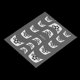 thumbnail image 1 of Nuevo 15 Uds estilo francés manicura Nail Art Tips cinta adhesiva polaco Diy Stencil XianweiShao 8390614966345, 1 of 1