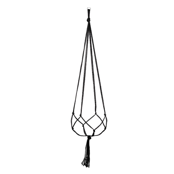 LAMIRO Macrame Plant Hanger,Indoor Hanging Planter Basket,Plant Hangers Outdoor Macrame,Handmade Woven Cotton Rope Flower Pot Crochet,with Fringe Boho Home Decor