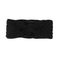 thumbnail image 4 of WNEGSTG Warm Winter Headbands For Women Cable Crochet Turban Ear Warmer Headband Gifts 1Pack, 4 of 4