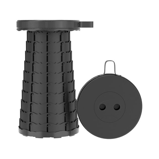 Tabourets Pliants Rétractables, Tabouret de Camping Portable, Tabouret Pliable Léger Mais Plus Robuste pour la Pêche, les Randonnées, le BBQ, les Fêtes, les Activités de Plein Air, Charge Max 600 Lb