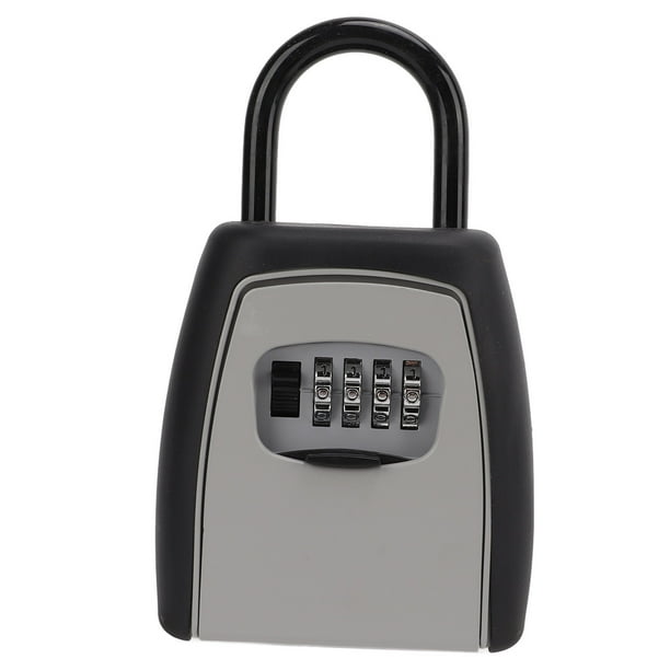 Caja De Seguridad Para Almacenamiento De Llaves, Contraseña Reiniciable A Prueba De Herrumbre, Combinación De 4 Dígitos, Caja De Seguridad Para Colgar Llaves Para El Hogar Y El