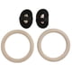 thumbnail image 1 of 1 par de anillos olímpicos de Ejercicio gimnástico Fitness Gimnasio Equipo de entrenamiento kusrkot Anillos de gimnasia de madera, 1 of 6