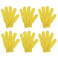 thumbnail image 3 of 6x Guantes de Limpieza de Baño Guantes Nylon para Ducha para Hombres y Mujeres Amarillo Zulema Guantes de limpieza de baño, 3 of 8