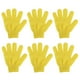 thumbnail image 3 of Guantes de Ducha de Baño Colcomx Exfoliante 6 Piezas Amarillo Guantes de limpieza de baño, 3 of 8