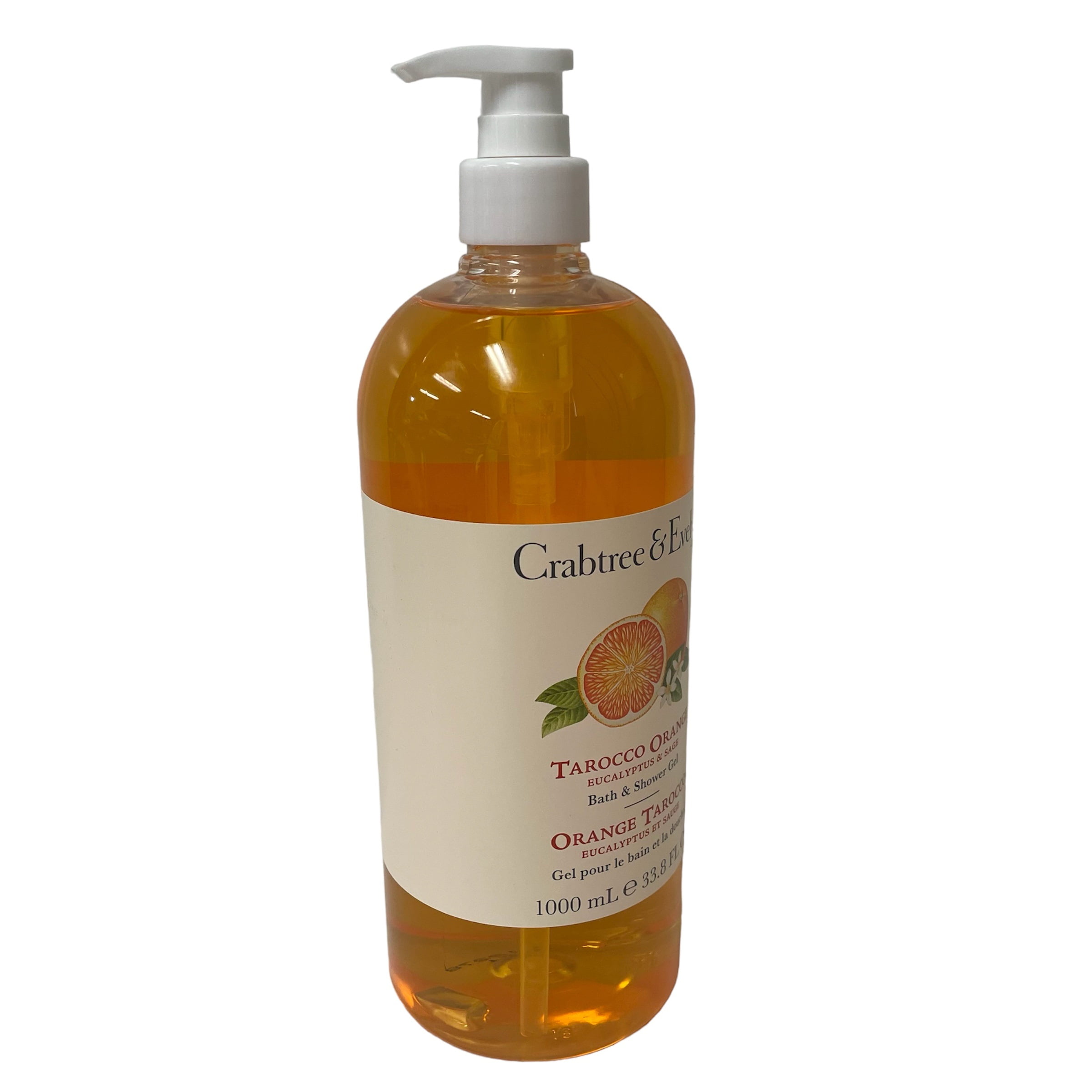 Crabtree & Evelyn Tarocco Orange Eucalyptus & Sage Bath & Shower Gel 33