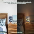 thumbnail image 4 of Yayeee Table Lamp for Bedroom Nightstand LED Portable Bedside Warm Light, Light Blue Anchor, 4 of 7