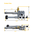 thumbnail image 3 of Pressure Washer Pump Head Assy | Fit for Briggs & Stratton Troy Bilt Honda Generac, Annovi Reverberi (AR) RMW2G20 RMW2G23B RMW2G24 RMW2G25 RMW2.2G20D RMW2.2G24 SRMW2.2G26 | OE# AR42940 AR42518 AR4306, 3 of 9