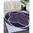 thumbnail image 2 of Ahgly Company Indoor Square Patterned Deep Purple Area Rugs, 8' Square, 2 of 6