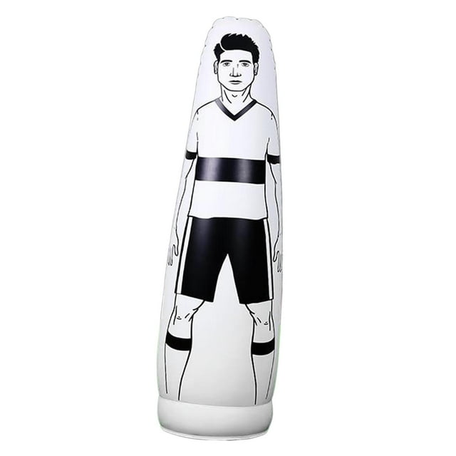 maskred Inflatable Football Training Dummy for Defender Wall Bag Boxing white 160cm Punching Durable white 160cm