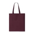 thumbnail image 2 of Q-Tees - Economical Tote - QTB - Maroon - Size: One Size, 2 of 3