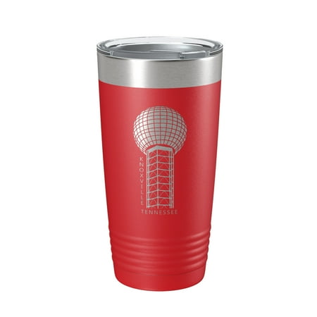 

Sunsphere Tumbler Knoxville TN Travel Mug World s Fair Park Insulated Laser Engraved Coffee Cup 20 oz Red