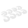 thumbnail image 4 of Manualidades, 8 piezas de moldes de silicona con forma de luna creciente, moldes de luna de epoxi, logra más, 4 of 12