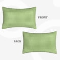 thumbnail image 4 of Balery Green Gingham Bedding Queen Pillow Cases - Envelope Closure - Soft Brushed Microfiber Fabric - Shrinkage and Fade Resistant Pillow Cases-14"x20", 4 of 9