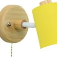 thumbnail image 3 of Pantalla de lámpara de aplique decorativo nórdico montado en la pared Interruptor de cremallera amarillo jinwen Pantalla de lámparas de pared, 3 of 8