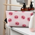 thumbnail image 5 of Makeup Bag - Cute Pig Nose pink Cosmetic Bag Portable Travel Toiletry Bag for Women Small Make Up Organizer Bag Zipper Pouch Travel Essentials, 5 of 8