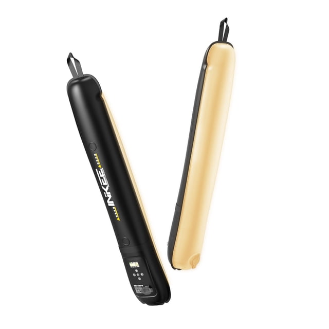 GC12 Inflatable LED Video Light Wand 12W Handheld Air Column Light Stick 2700K-6500K Dimmable Photography Lighting Flexible LED Soft Light IP66 Waterproof Built-in Battery Magnetic Adsorpti