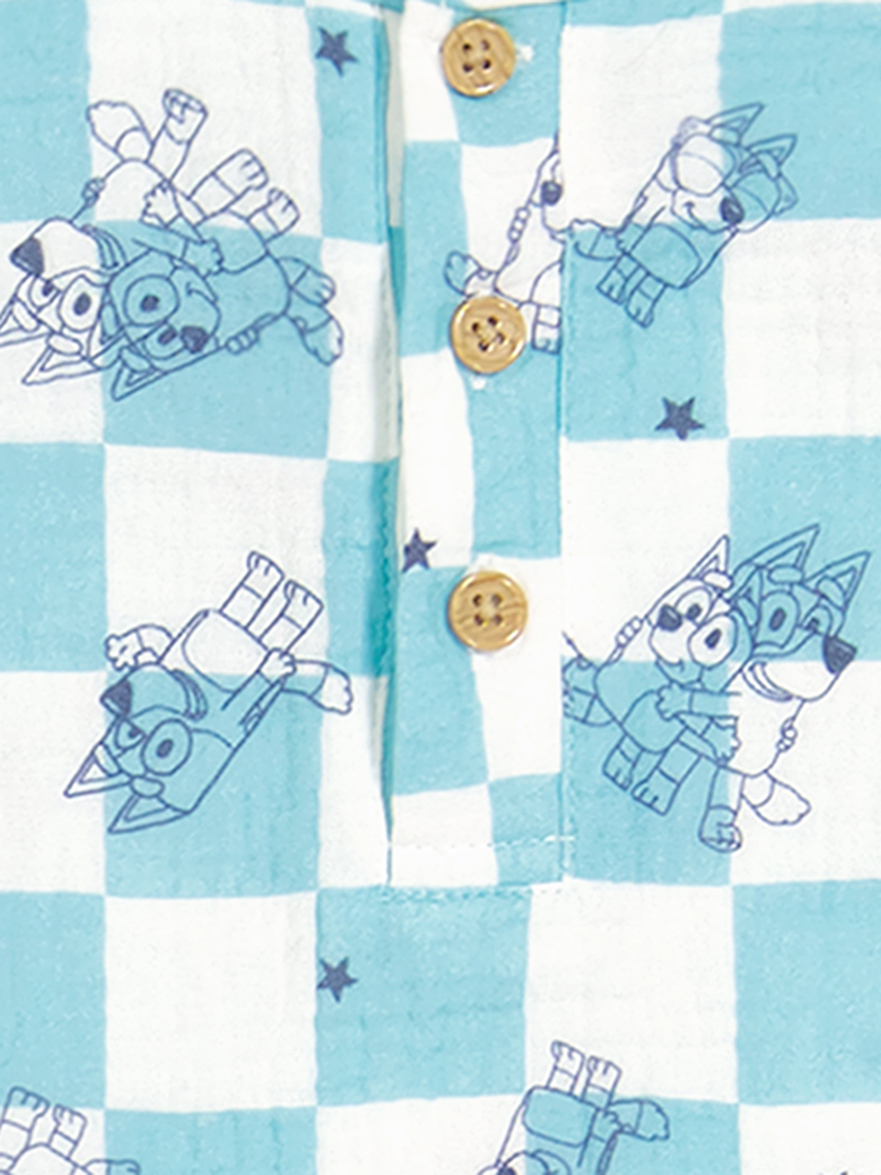 Bluey Baby Boy 2 Pack Rompers, Sizes 0/3 Months-24 Months