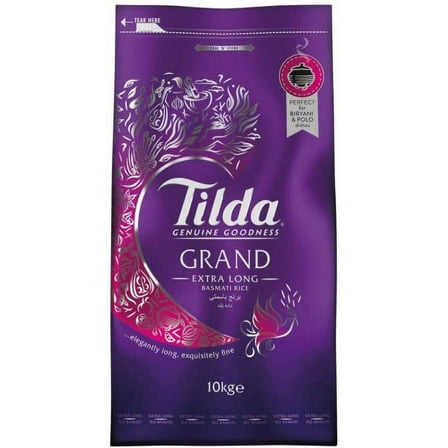 Tilda - Grand Finest Extra Long Grain Basmati Rice - 10 lbs