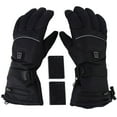 thumbnail image 1 of 1 par de guantes calentadores con batería guantes cálidos de invierno para ciclismo de motocicleta, 1 of 5