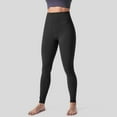 thumbnail image 2 of Gibobby Pantalon yoga mujer Fitness Slim Solid Leggings Pantalones casuales Elasticidad Mujer Empalme Ejercicio Pantalones Pantalones(Negro,XL), 2 of 5